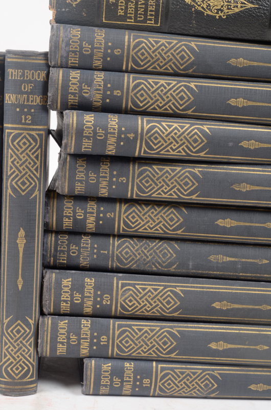 1926 Book of Knowledge Children's' Encyclopedia Set Vol. 1-20