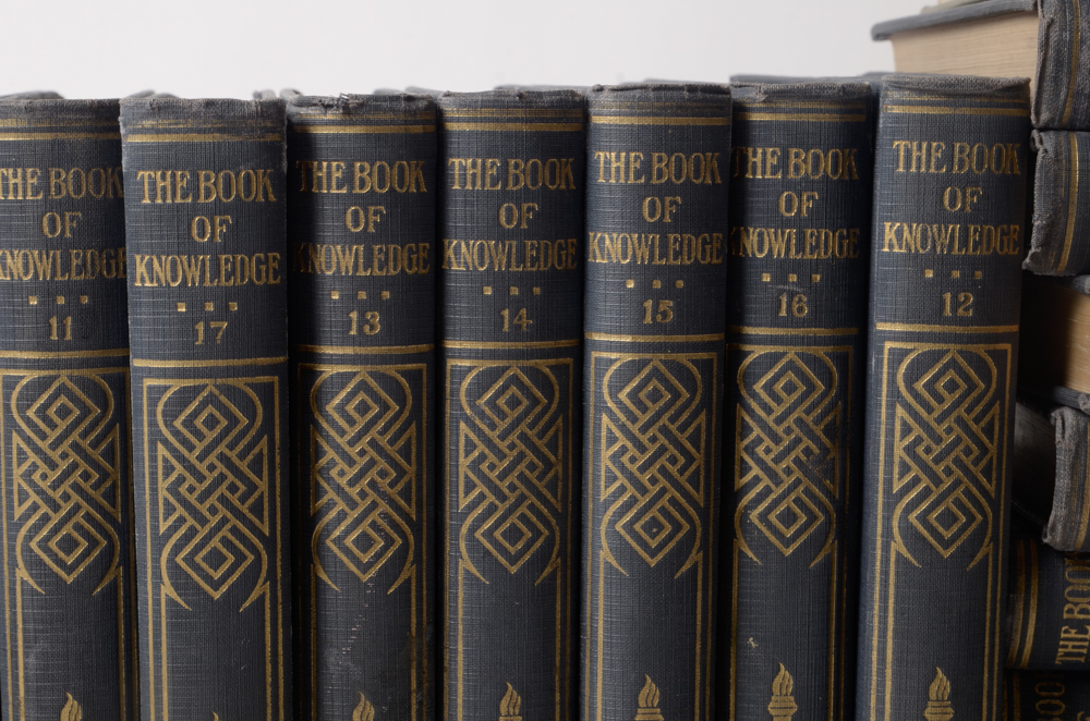 1926 Book of Knowledge Children's' Encyclopedia Set Vol. 1-20