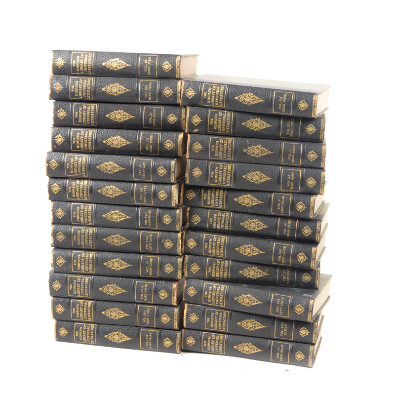 Twenty-Three Volumes of "The Ridpath Library of Universal Literature"