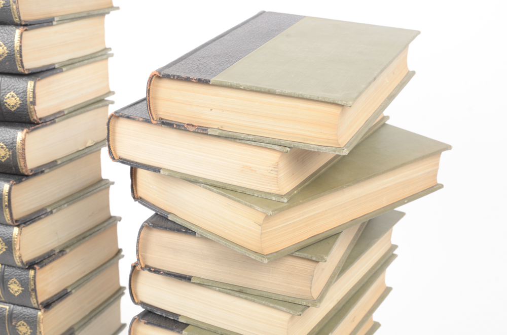 Twenty-Three Volumes of "The Ridpath Library of Universal Literature"