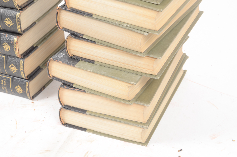 Twenty-Three Volumes of "The Ridpath Library of Universal Literature"