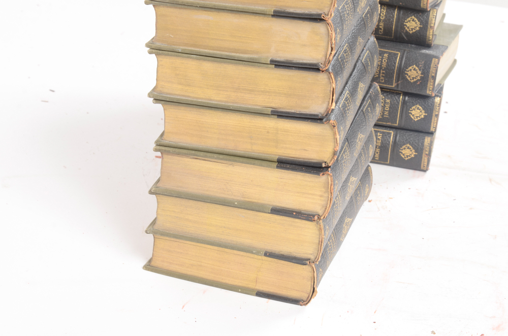 Twenty-Three Volumes of "The Ridpath Library of Universal Literature"