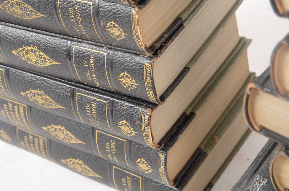 Twenty-Three Volumes of "The Ridpath Library of Universal Literature"