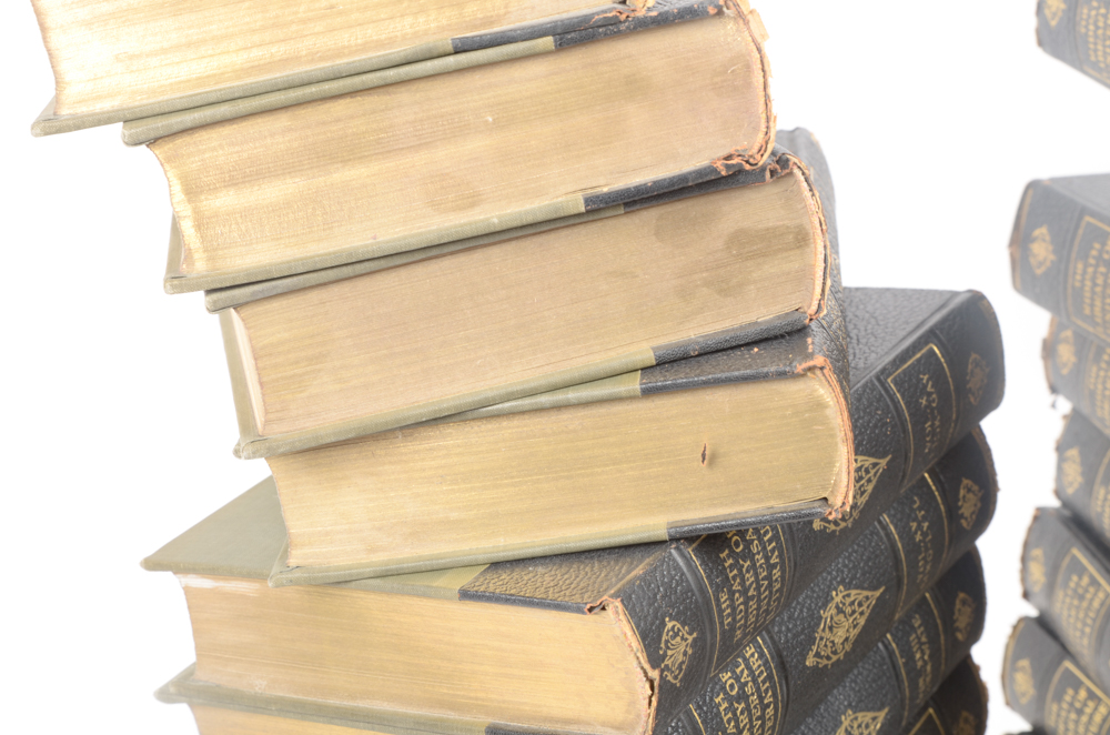 Twenty-Three Volumes of "The Ridpath Library of Universal Literature"