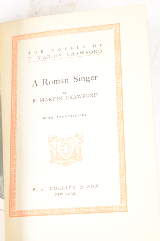 The Novels of F. Marion Crawford 22 Volumes
