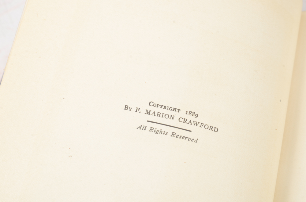 The Novels of F. Marion Crawford 22 Volumes