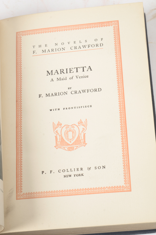The Novels of F. Marion Crawford 22 Volumes
