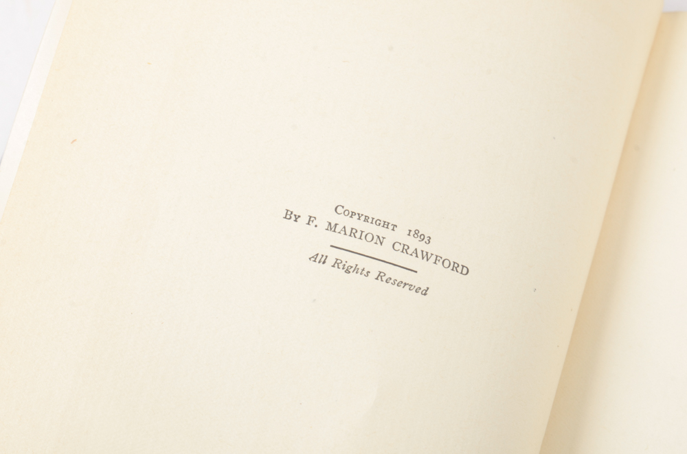 The Novels of F. Marion Crawford 22 Volumes