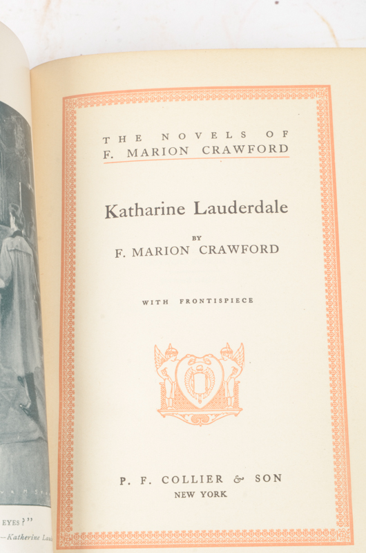 The Novels of F. Marion Crawford 22 Volumes