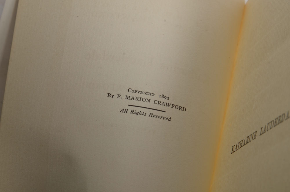 The Novels of F. Marion Crawford 22 Volumes