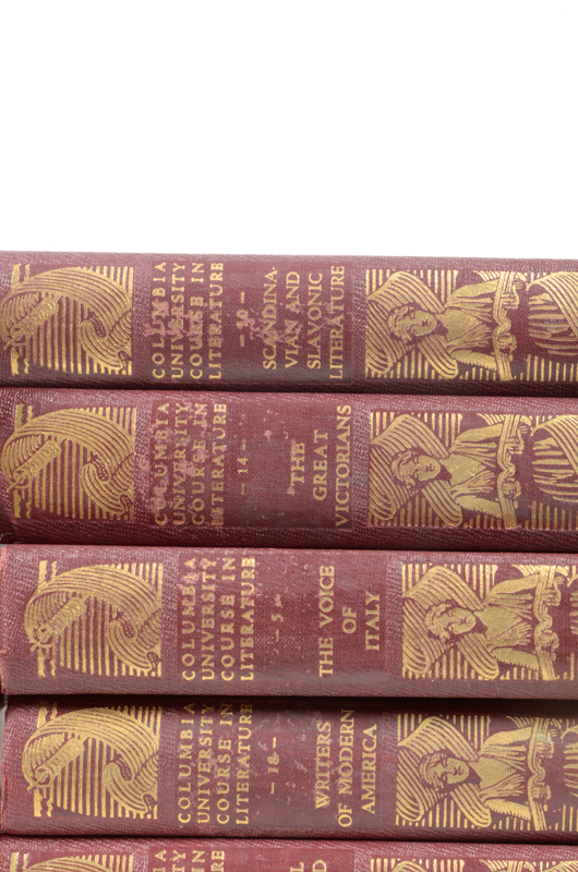 1928 Eighteen Volumes of Columbia University Course in Literature