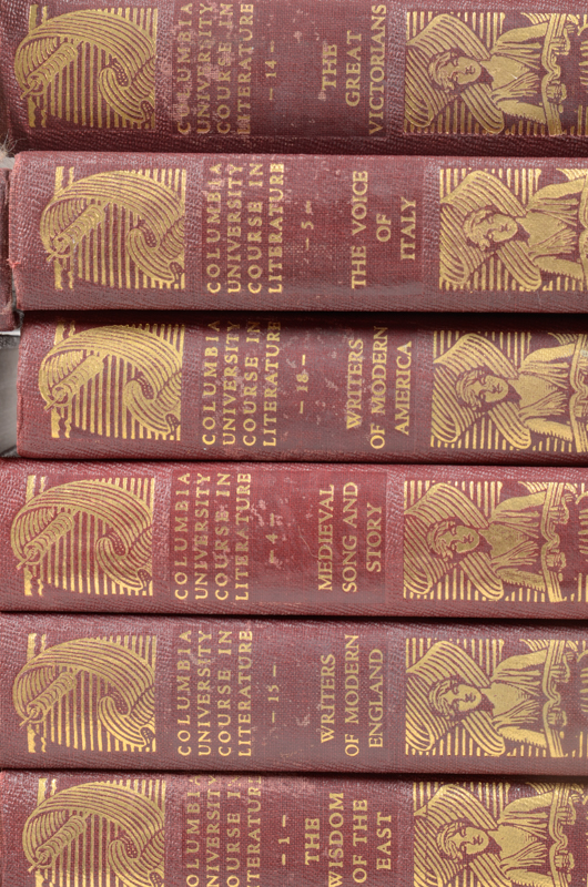 1928 Eighteen Volumes of Columbia University Course in Literature