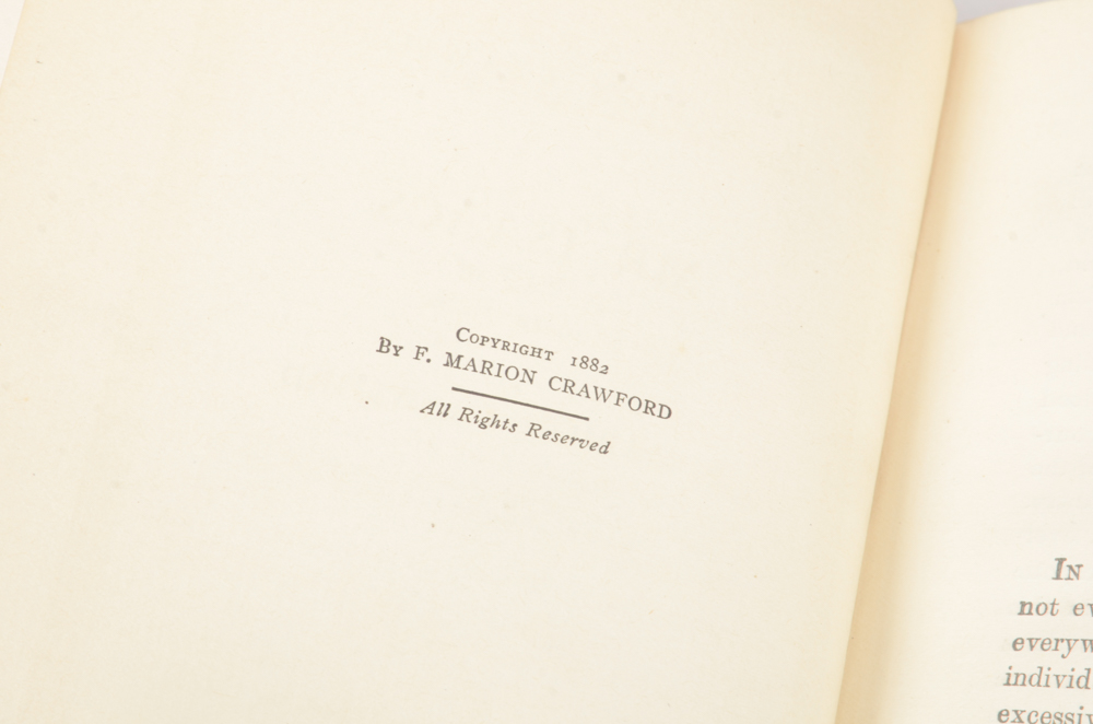 The Novels of F. Marion Crawford 22 Volumes