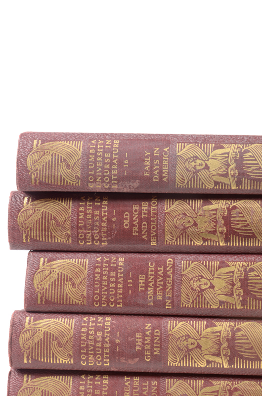 1928 Eighteen Volumes of Columbia University Course in Literature