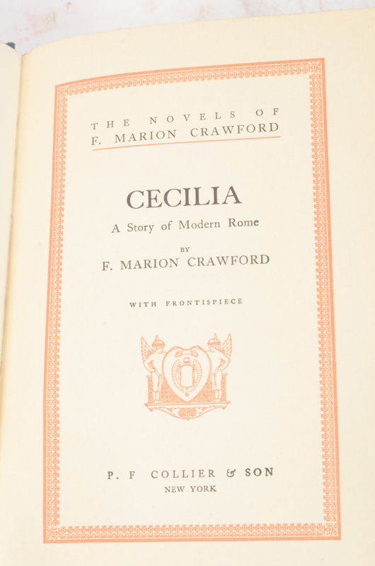 The Novels of F. Marion Crawford 22 Volumes