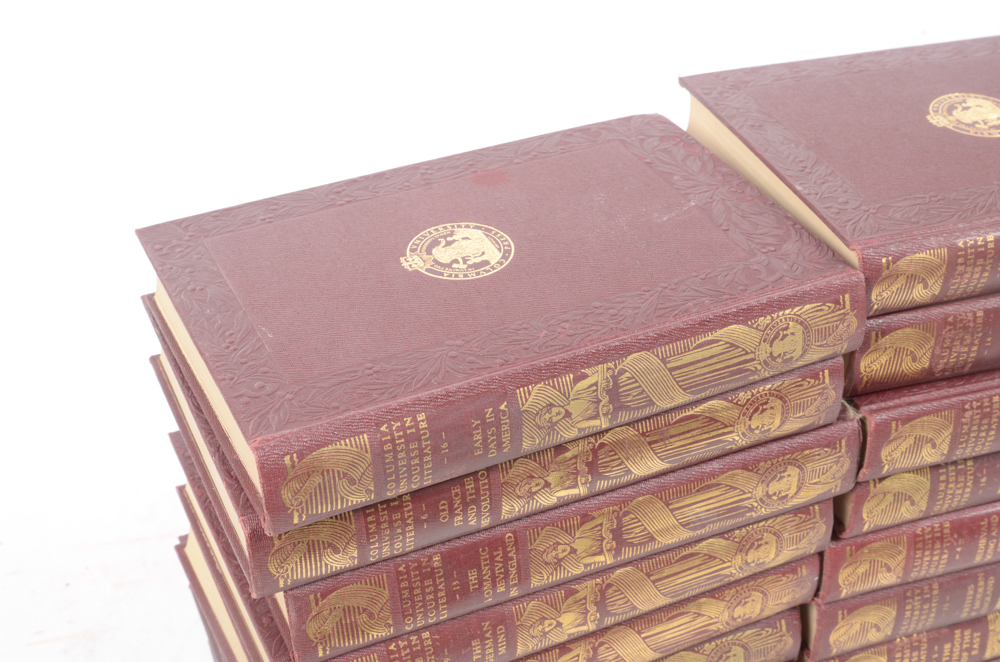 1928 Eighteen Volumes of Columbia University Course in Literature
