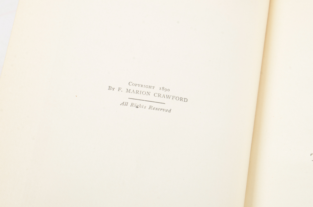 The Novels of F. Marion Crawford 22 Volumes