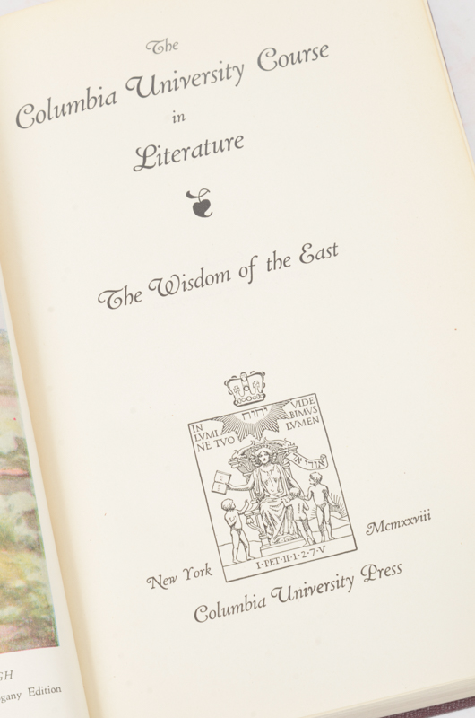 1928 Eighteen Volumes of Columbia University Course in Literature