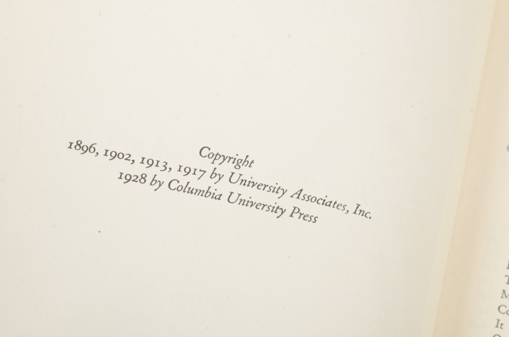 1928 Eighteen Volumes of Columbia University Course in Literature