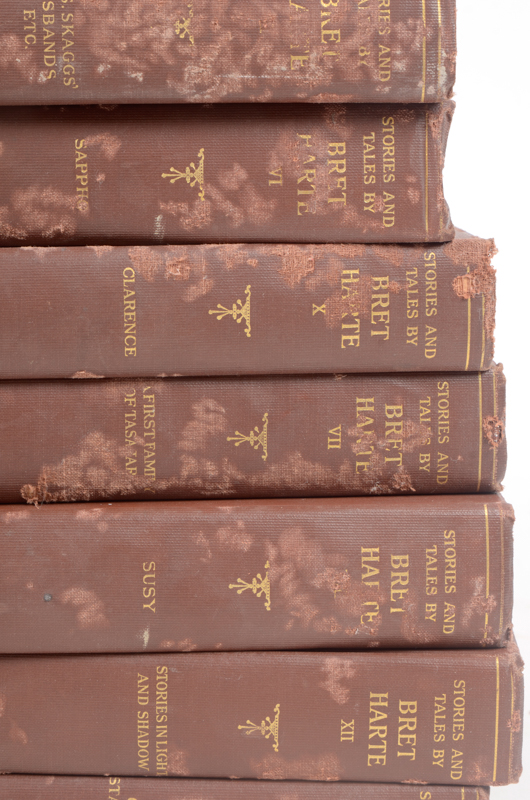 Early 20th Century Collection of Works by Bret Harte and William Makepeace Thackeray