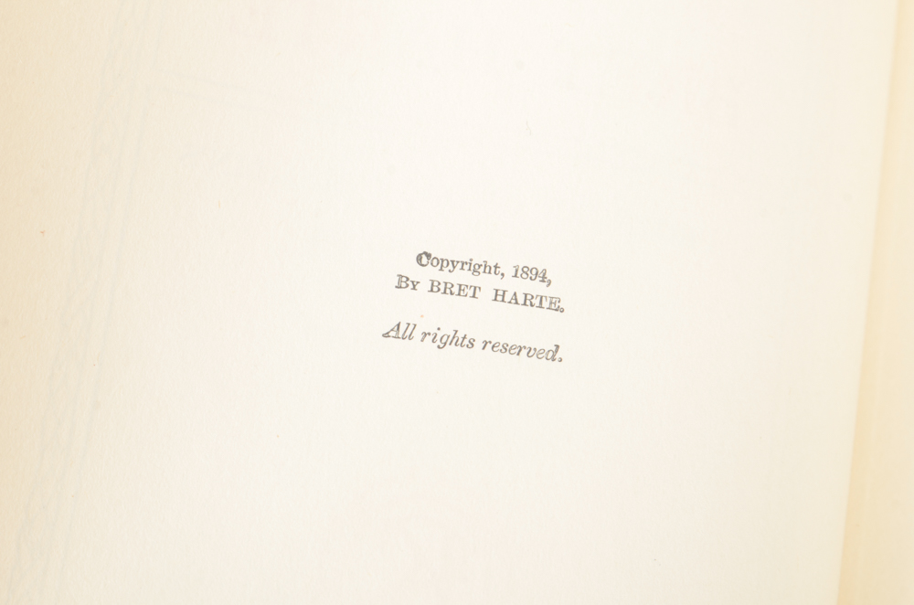 Early 20th Century Collection of Works by Bret Harte and William Makepeace Thackeray