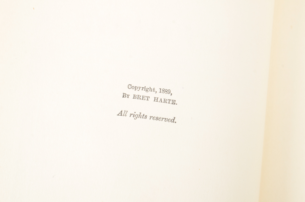 Early 20th Century Collection of Works by Bret Harte and William Makepeace Thackeray