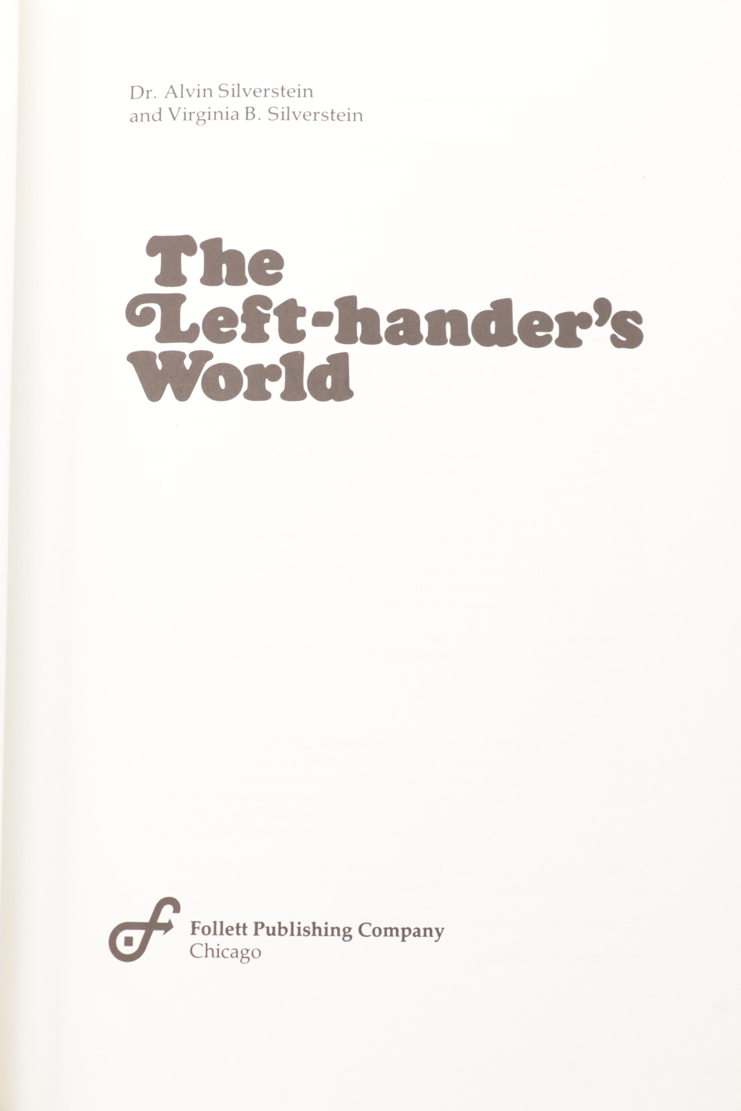 Books Including Autobiographies and Left-Handedness