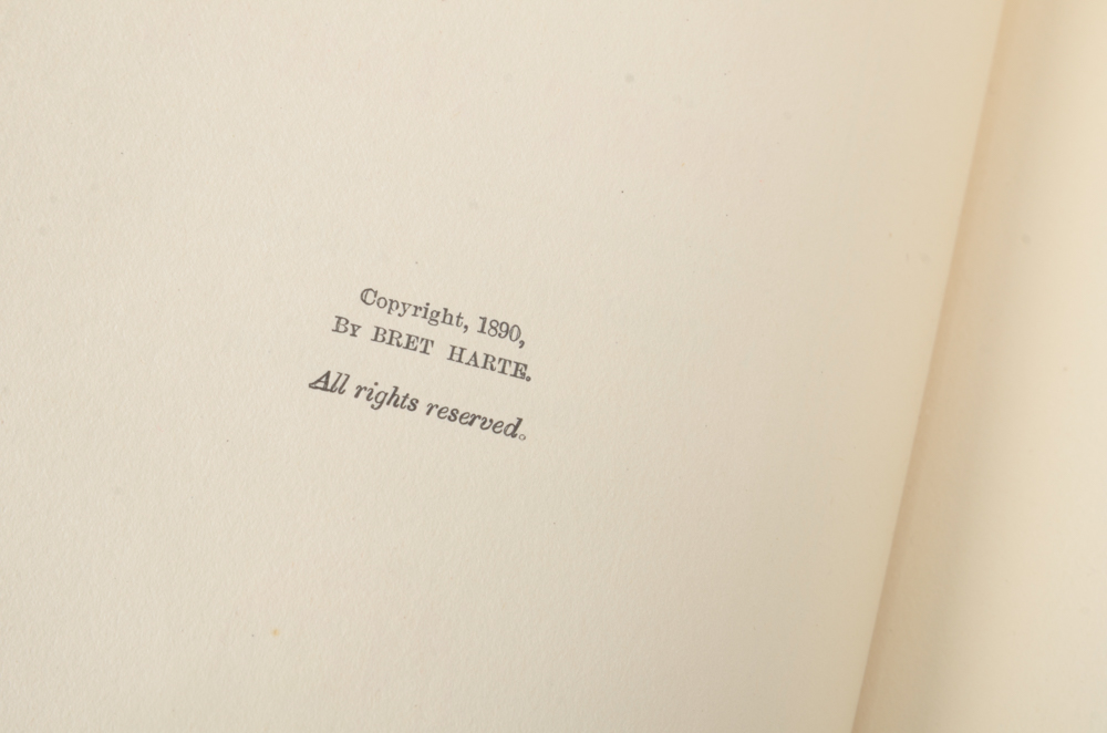 Early 20th Century Collection of Works by Bret Harte and William Makepeace Thackeray