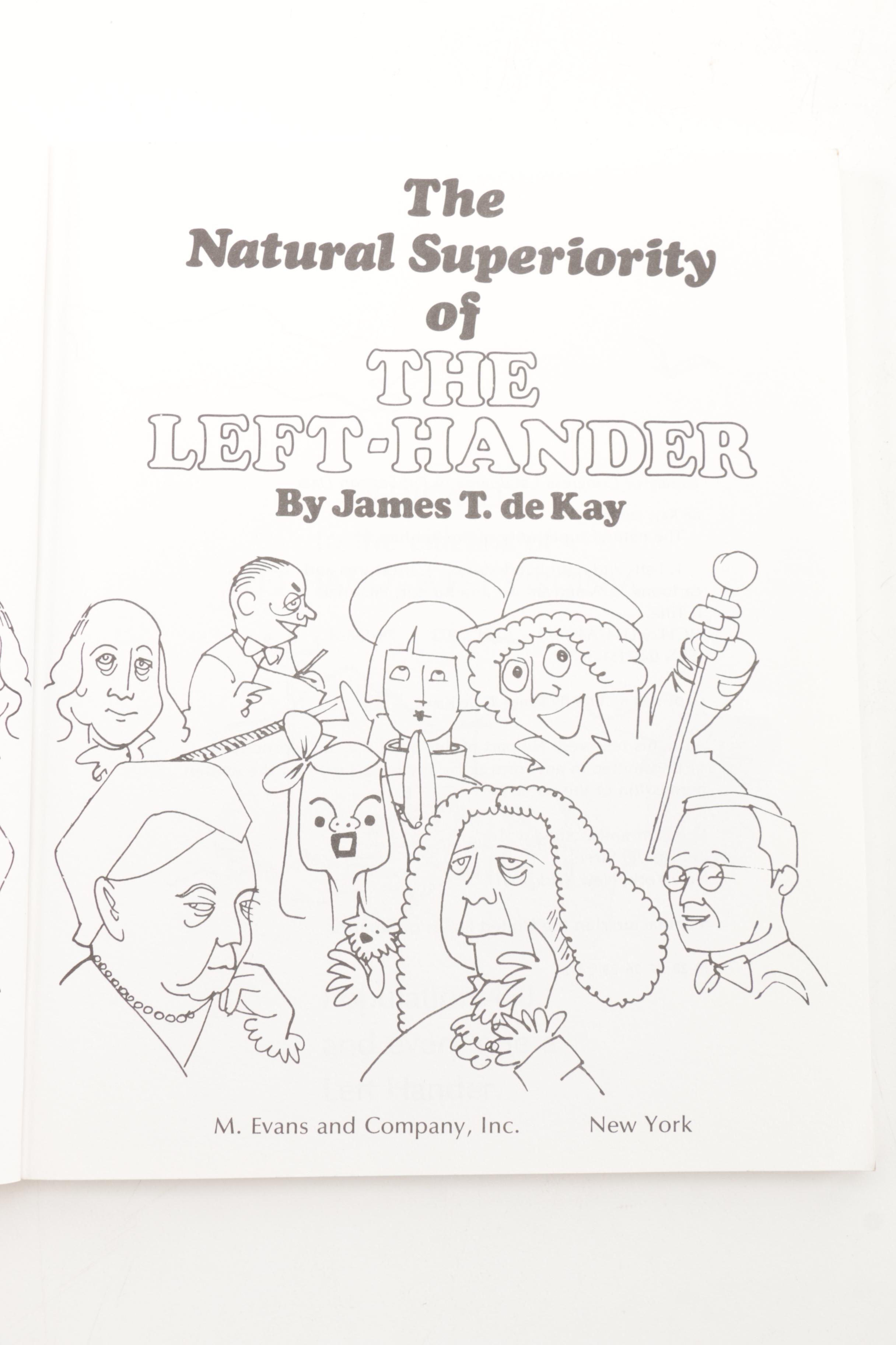 Books Including Autobiographies and Left-Handedness