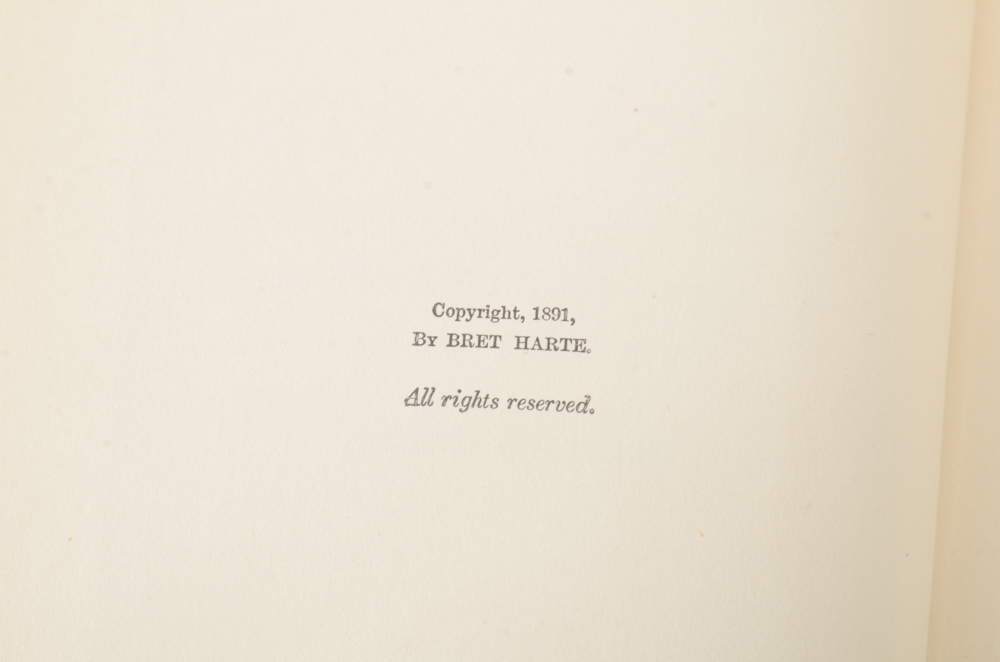 Early 20th Century Collection of Works by Bret Harte and William Makepeace Thackeray