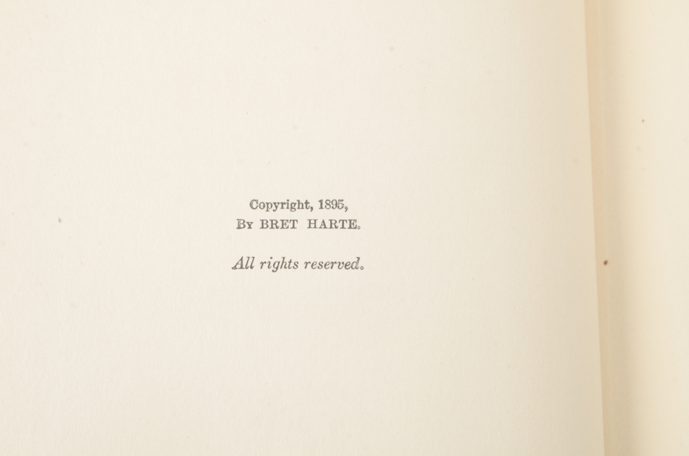 Early 20th Century Collection of Works by Bret Harte and William Makepeace Thackeray