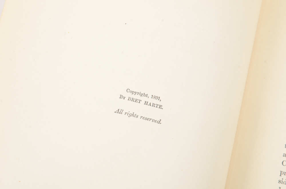 Early 20th Century Collection of Works by Bret Harte and William Makepeace Thackeray