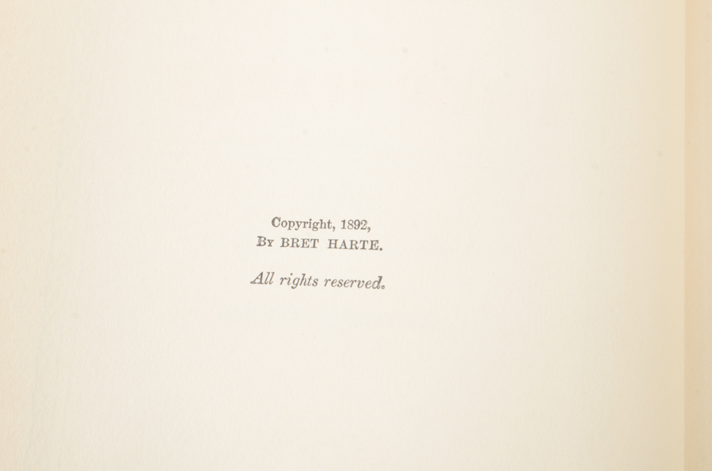 Early 20th Century Collection of Works by Bret Harte and William Makepeace Thackeray