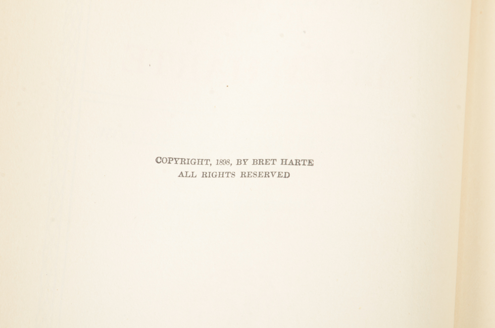 Early 20th Century Collection of Works by Bret Harte and William Makepeace Thackeray