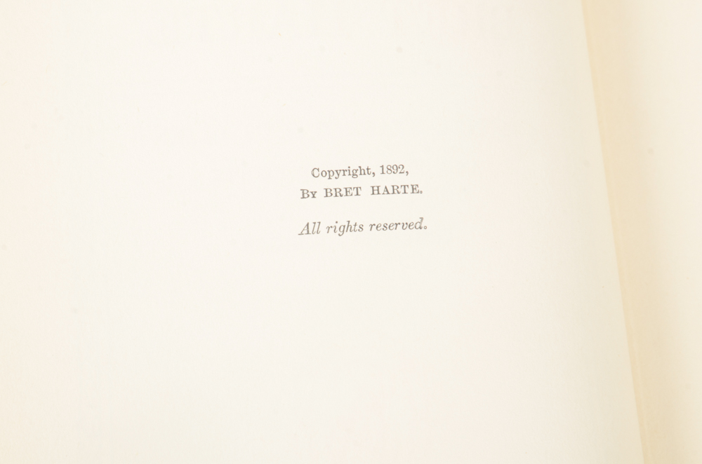 Early 20th Century Collection of Works by Bret Harte and William Makepeace Thackeray