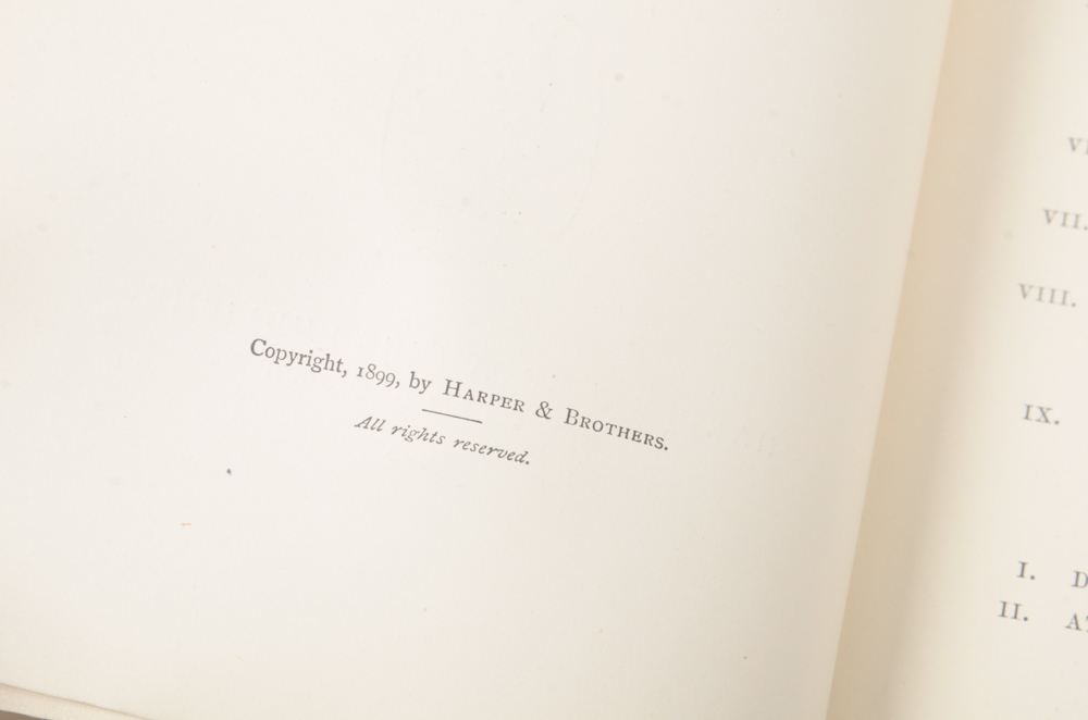 Early 20th Century Collection of Works by Bret Harte and William Makepeace Thackeray