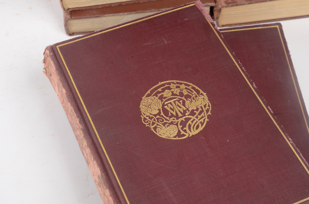 Early 20th Century Collection of Works by Bret Harte and William Makepeace Thackeray