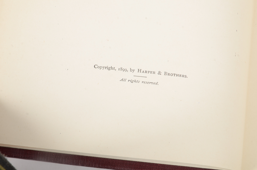 Early 20th Century Collection of Works by Bret Harte and William Makepeace Thackeray