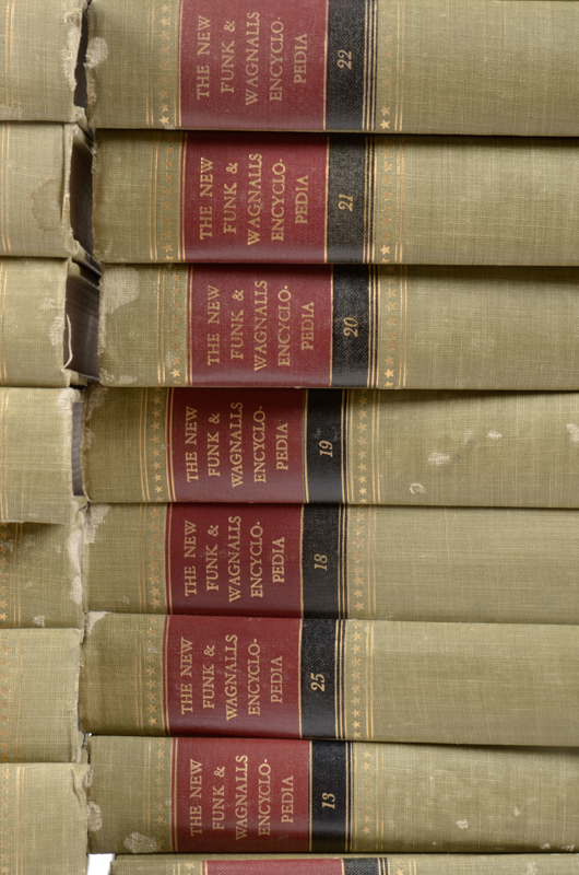 1954 New York Funk & Wagnalls Encyclopedia 35 Volume Set
