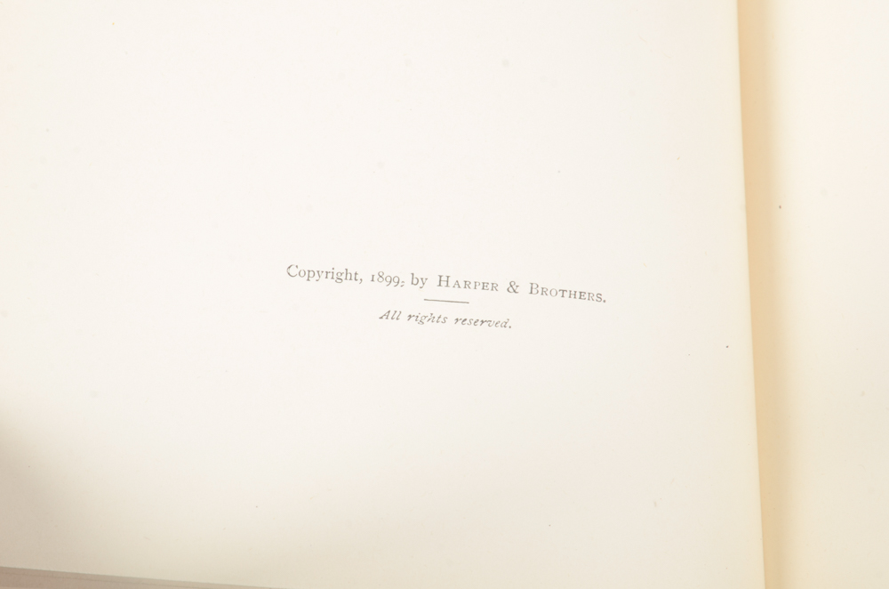 Early 20th Century Collection of Works by Bret Harte and William Makepeace Thackeray