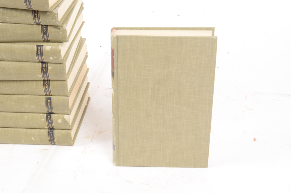 1954 New York Funk & Wagnalls Encyclopedia 35 Volume Set