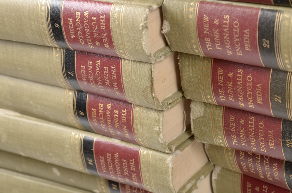 1954 New York Funk & Wagnalls Encyclopedia 35 Volume Set