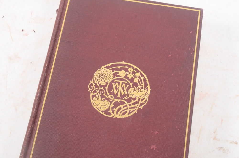 Antique Special Biographical Editions of Assorted Fiction by William Makepeace Thackeray including Contributions to "Vanity Fair" and "Punch" Magazines