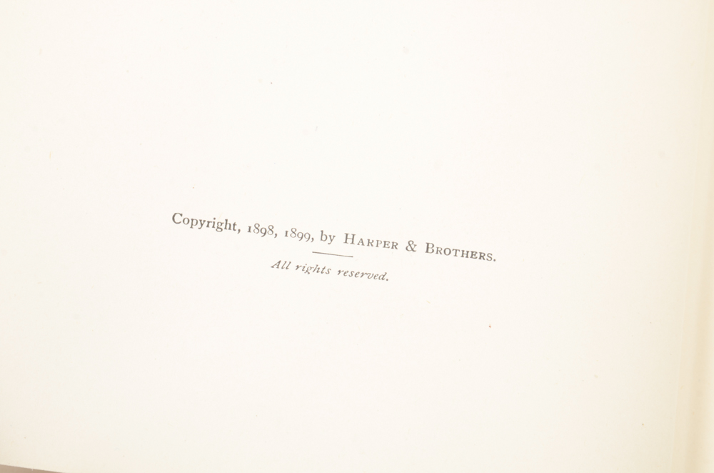 Antique Special Biographical Editions of Assorted Fiction by William Makepeace Thackeray including Contributions to "Vanity Fair" and "Punch" Magazines