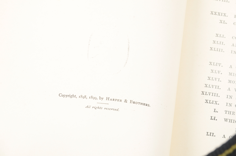 Antique Special Biographical Editions of Assorted Fiction by William Makepeace Thackeray including Contributions to "Vanity Fair" and "Punch" Magazines