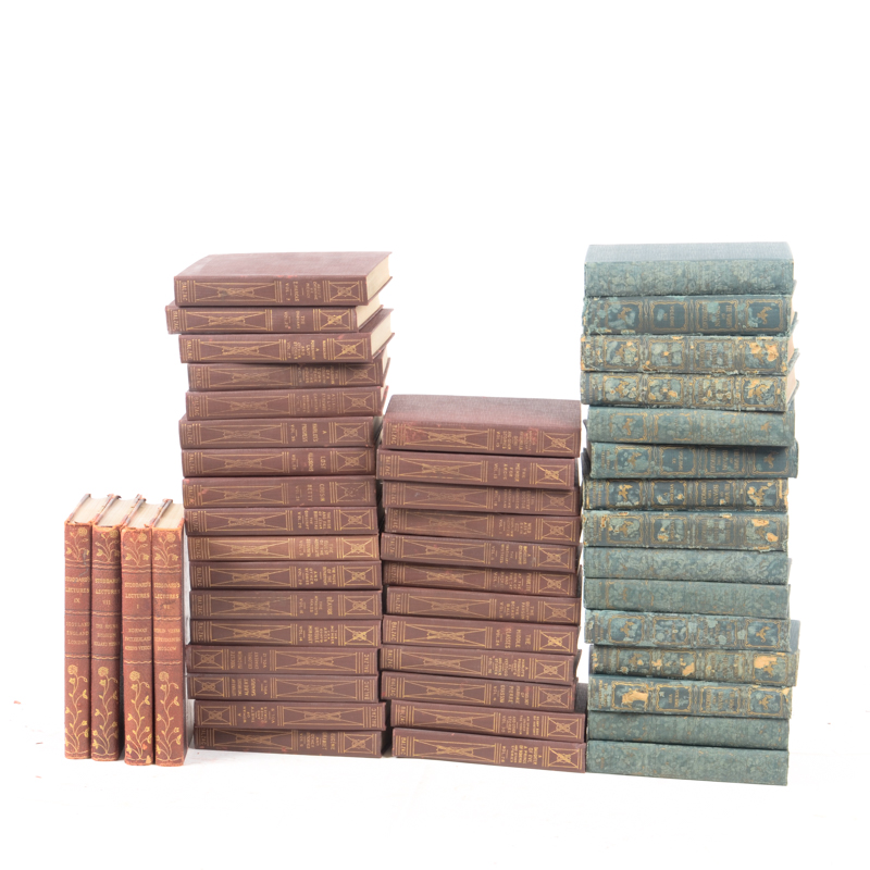 Collection of Works by John L. Stoddard, Honoré De Balzac and William Cowper Brann