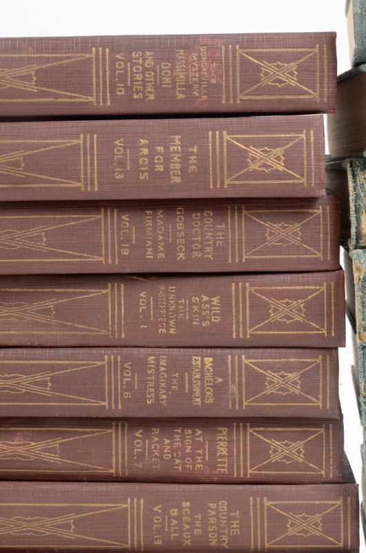Collection of Works by John L. Stoddard, Honoré De Balzac and William Cowper Brann