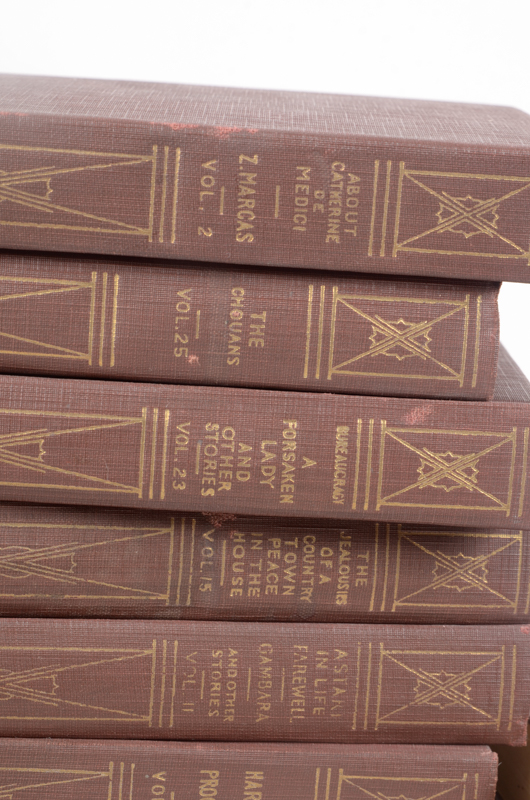 Collection of Works by John L. Stoddard, Honoré De Balzac and William Cowper Brann