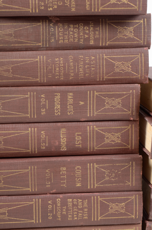 Collection of Works by John L. Stoddard, Honoré De Balzac and William Cowper Brann