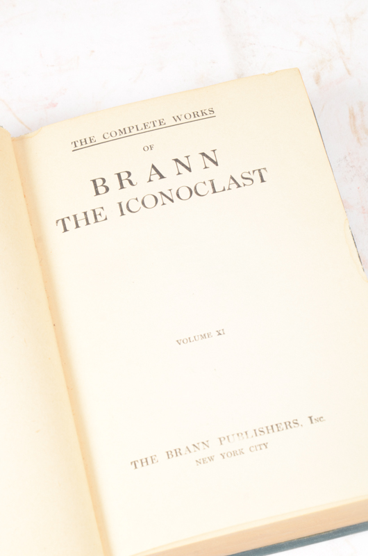 Collection of Works by John L. Stoddard, Honoré De Balzac and William Cowper Brann